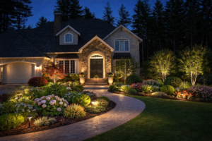Landscape lighting in Nanuet, Rockland County NY